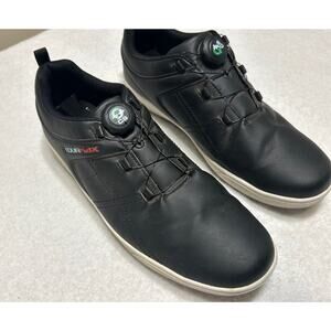 TourMax Men's Lite Tech Spikeless Golf Shoes Athleisure Casual Black Size 9.5